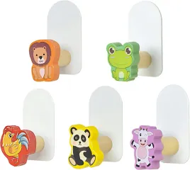 haczyki-dla-dzieci-samoprzylepne-zwierzeta-5-szt-wieszaki-wielokolorowe