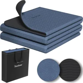 skladana-mata-do-jogi-fitnessu-antyposlizgowa-torba-do-noszenia-niebieska