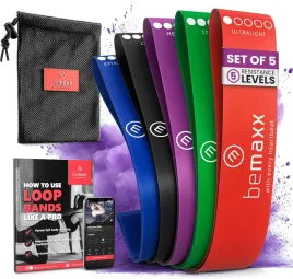 zestaw-5-gum-oporowych-do-treningu-w-domu-domowa-silownia-torba-ebook