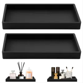 silikonowa-taca-organizer-zestaw-2szt-czarna-lazienka-kuchnia-minimal
