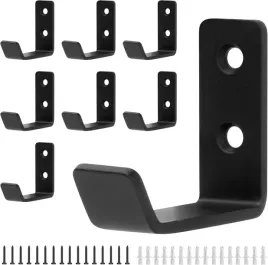 wieszak-scienny-czarny-haki-zestaw-8-sztuk-na-ubrania-reczniki