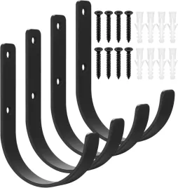 haki-scienne-typu-j-metalowe-czarne-4-szt-do-garazu-narzedzi-domu