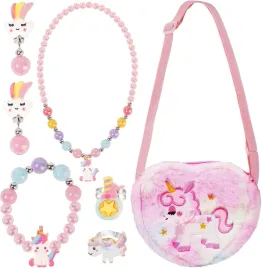 zestaw-bizuterii-dla-dziewczynki-torebka-jednorozec-plusz-prezent
