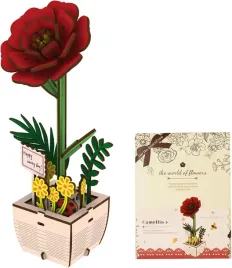 drewniane-puzzle-3d-model-kwiat-rozy-prezent-walentynki-dzien-kobiet