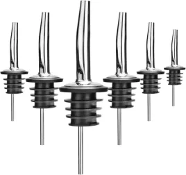nalewaki-do-butelek-dozowniki-barowe-stal-6-szt-precyzyjne-oliwa-whisky