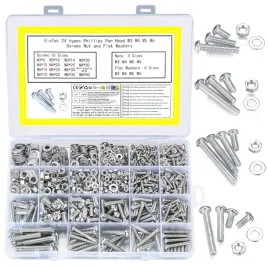 sruby-podkladki-nakretki-m3-m4-m5-m6-zestaw-1080-sztuk-pudelko-komplet