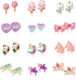 kolczyki-na-klipsy-dla-dziewczynki-12-par-jednorozec-bezpieczne-kolorowe