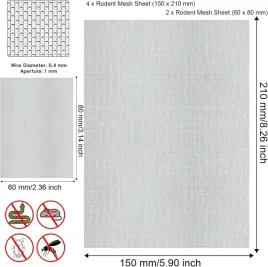siatka-druciana-stalowa-nierdzewna-304-przeciw-gryzoniom-owadom-6szt