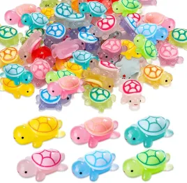 mini-figurki-swiecace-zolwie-z-zywicy-zestaw-60-szt-6-kolorow-do-ogrodu