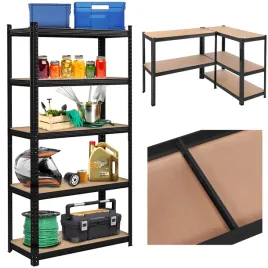 regal-magazynowy-metalowy-garazowy-ocynk-czarny-polki-mdf-180x90x30-875-kg