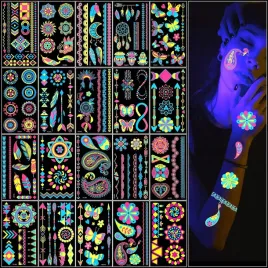 neonowe-tatuaze-uv-20-arkuszy-200-wzorow-rave