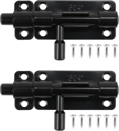 rygiel-do-drzwi-stal-nierdzewna-zestaw-2-szt-zasuwa-zamek-czarny