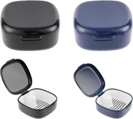 2x-pudelko-na-protezy-zebowe-z-sitkiem-szczelne-etui-czarne-granatowe