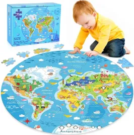 puzzle-mapa-swiata-71-elementy-duze-okragle-edukacyjne-dla-dzieci