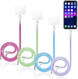 smycz-do-telefonu-zestaw-4-szt-regulowana-na-ramie-szyje-nadgarstek