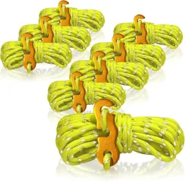 linki-sznur-odciagowy-do-namiotu-4m-odblaskowe-zolte-klamra-8-sztuk