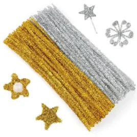 zestaw-kreatywny-druciki-wyciory-brokatowe-zlote-srebrne-200-szt-30cm-diy