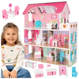 drewniany-domek-dla-lalek-dzieci-duzy-led-mebelki-meble-akcesoria-rozowy