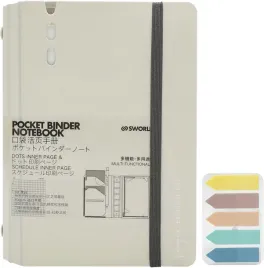 notatnik-zeszyt-a7-organizer-na-pierscienie-z-gumka-i-kieszenia-szary