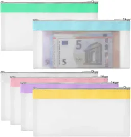 koperty-na-pieniadze-6-szt-organizer-zamek-wodoodporne-a6-kolorowe