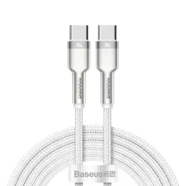 kabel-przewod-usb-c-cafule-metal-100w-2m-bialy