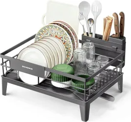 suszarka-do-naczyn-z-odplywem-obrotowym-ociekacz-metalowy-wysuwany-szary