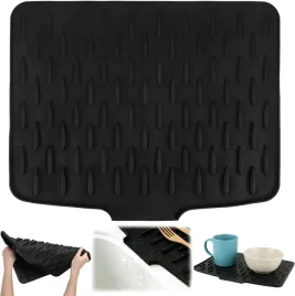 mata-ociekowa-silikonowa-do-naczyn-40x32-czarna-skladana