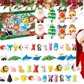 kalendarz-adwentowy-gumki-do-mazania-24-zwierzeta-48-gumek-dla-dziecka