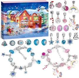 kalendarz-adwentowy-bizuteria-bransoletka-charmy-jednorozec-dla-dziewczynki