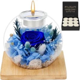 wieczna-roza-w-szkle-18-swiec-lawenda-zestaw-prezent-urodziny