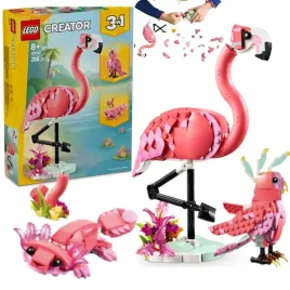 lego-creator-31170-3-w-1-dzikie-zwierzeta-rozowy-flaming-kakadu-aksolotl
