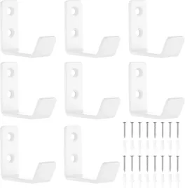 wieszak-scienny-zestaw-8-sztuk-bialy-haki-na-ubrania-reczniki-dwa-otwory