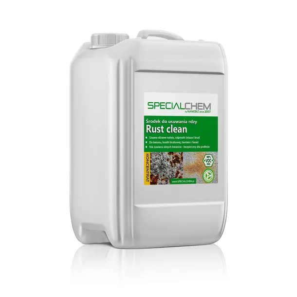 Specialchem Rust clean środek do usuwania rdzy 20L bezpieczny bez kwasów