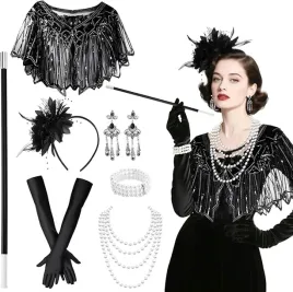 akcesoria-kostium-lata-20-gatsby-rekawiczki-perly-kolczyki-7-elementow