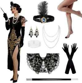zestaw-akcesoriow-kostium-lata-20-gatsby-perly-rekawiczki-8-elementow