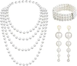 zestaw-bizuterii-perlowej-retro-lat-20-naszyjnik-kolczyki-bransoletka