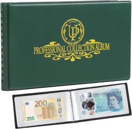album-kolekcjonerski-do-banknotow-na-banknoty-40-kieszeni-20-stron-zielony