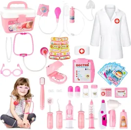 duzy-zestaw-lekarza-dentysty-dla-dzieci-w-walizce-30-ele-rozowy-zabawa