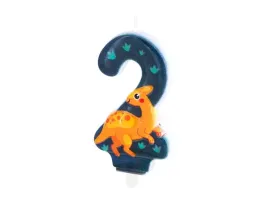 swieczka-urodzinowa-z-cyfra-2-dinozaury
