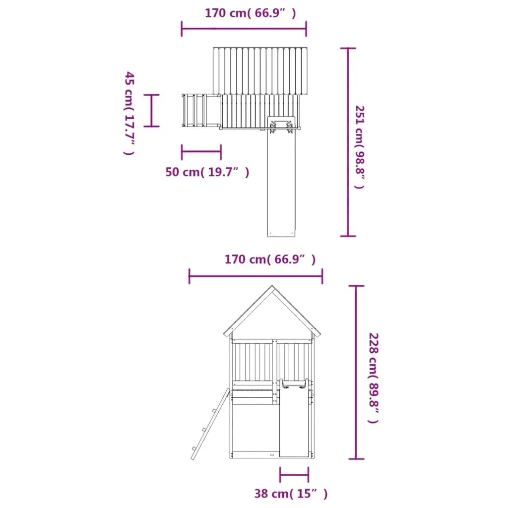 plac-zabaw-do-ogrodu-lite-drewno-sosnowe-stan-nowy
