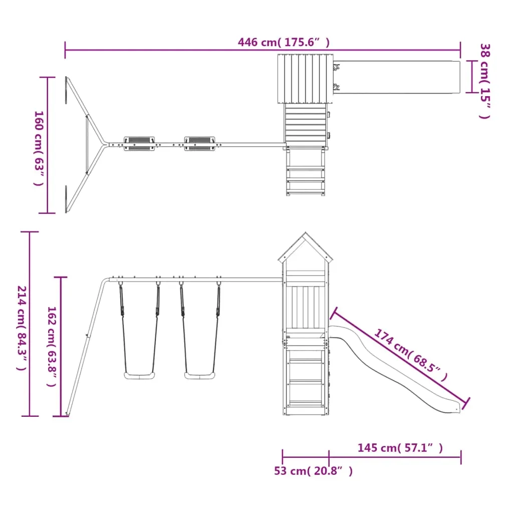 plac-zabaw-do-ogrodu-lite-drewno-sosnowe
