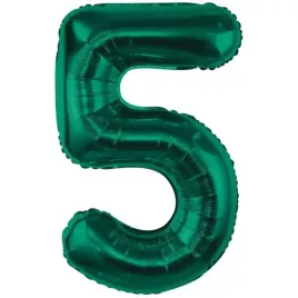 balon-foliowy-cyfra-5-zielony-butelkowy-godan-33-dgt