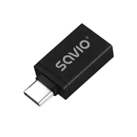 adapter-usb-a-3-1-usb-c-3-1-savio-ak-80-czarny