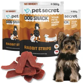 smaczki-dla-psa-3x500g-miesne-stripsy-z-krolikiem-pet-secret-filety
