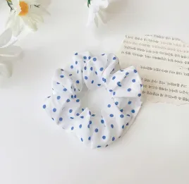 gumka-do-wlosow-materialowa-owijka-biala-w-kropki-12szt-nt1352-2