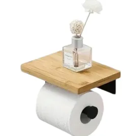 uchwyt-na-papier-toaletowy-wieszak-czarny-loft-z-polka-bambusowa-przylepny