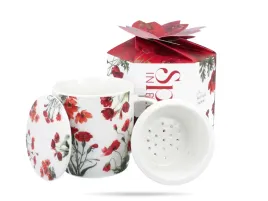 kubek-porcelanowy-z-zaparzaczem-400-ml-czerwone-kwiaty-duo