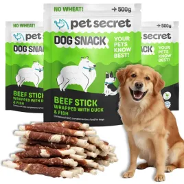 smaczki-dla-psa-3x500g-paleczki-wolowe-z-miesa-z-kaczki-i-ryby-pet-secret