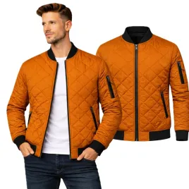 kurtka-meska-pikowana-zolta-wiosenna-klasyczna-bez-kaptura-jacket-bomber