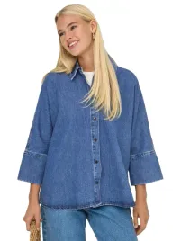 only-koszula-jeansowa-damska-narzutka-luzna-casual-na-guziki-rekaw-3-4